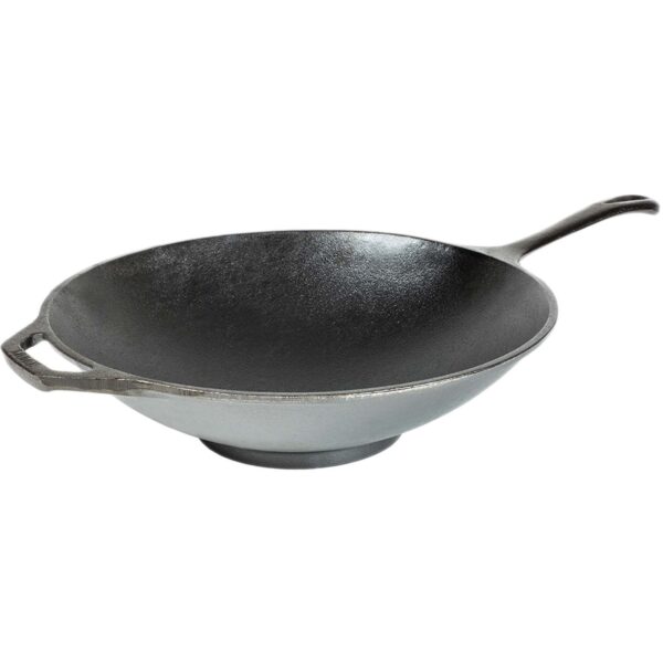 Lodge Chef Collection wok i støbejern, 30 cm.