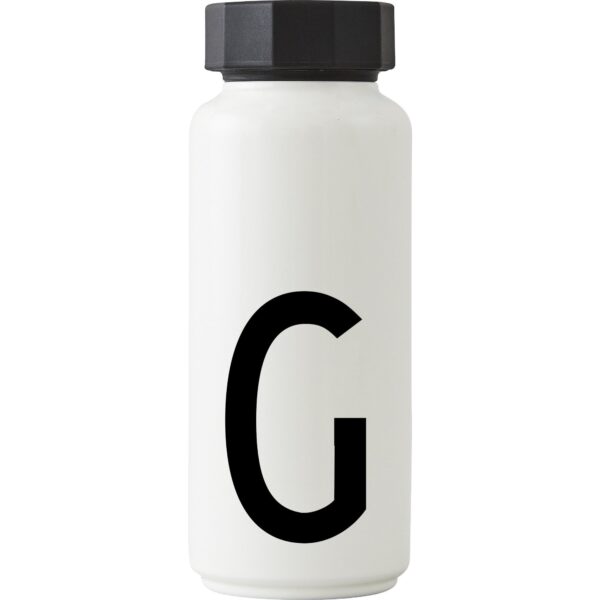 Design Letters Personlig termoflaske hvid, G
