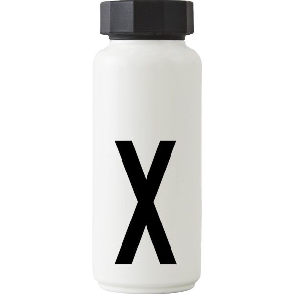 Design Letters Personlig termoflaske hvid, X