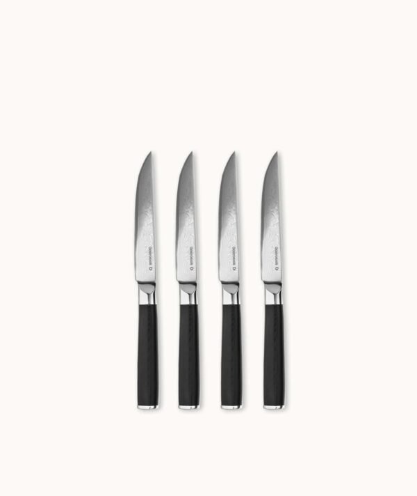 Gastrotools Steakknive, 8 stk. - Japansk Damaskus Stål - Grillknive
