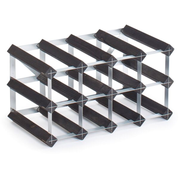 Traditional Wine Racks Vinstativ Black Ash 12 Flasker